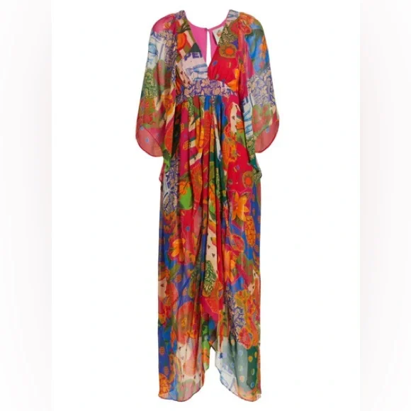 Farm Rio Sunny Mix Maxi Dress - Picture 13 of 13